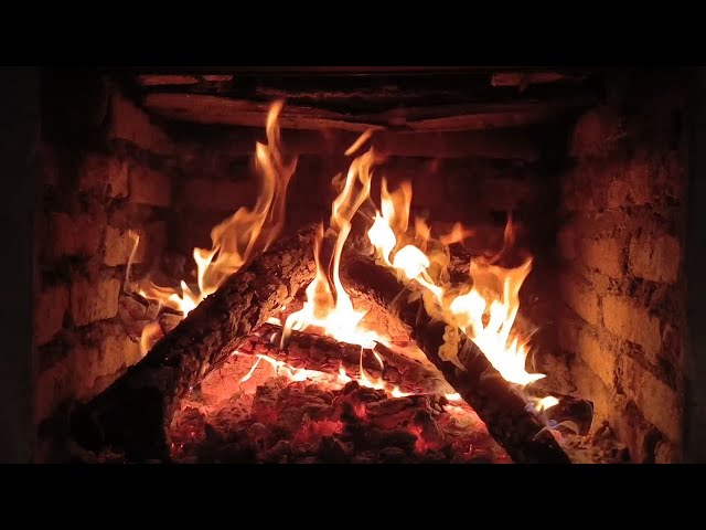 Best Relaxing Fireplace Sound for Sleeping | Cozy Ambiance Logs and Crackling Fire Sound