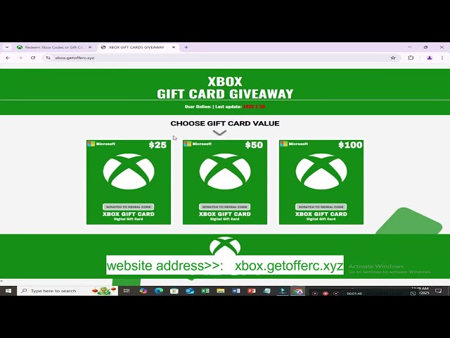 Free [Unused Xbox] Gift Card Codes | Free Xbox Gift Card Codes 2025 Unused List,