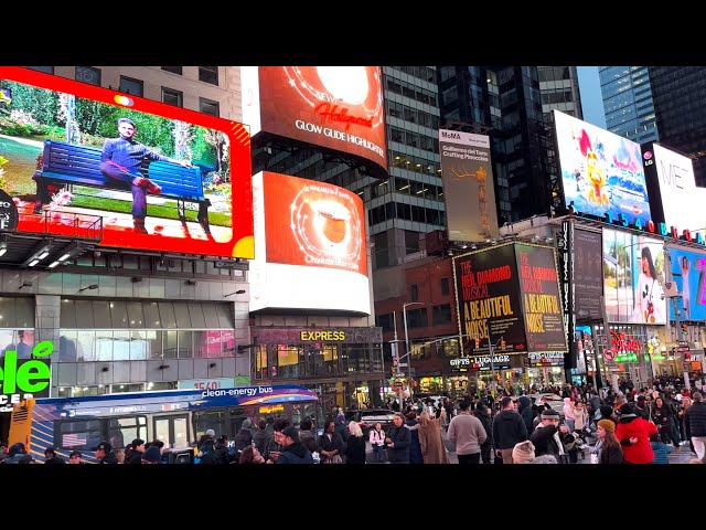 ⁴ᴷ My Photo is On Times Square Billboard for 24 Hours! Times Square New York City 2023