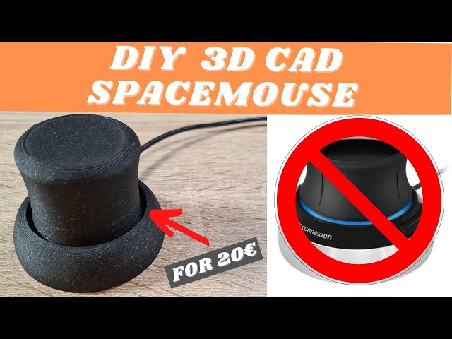 DIY 3D CAD SpaceMouse for 20€ - 3Dconnexion alternative???