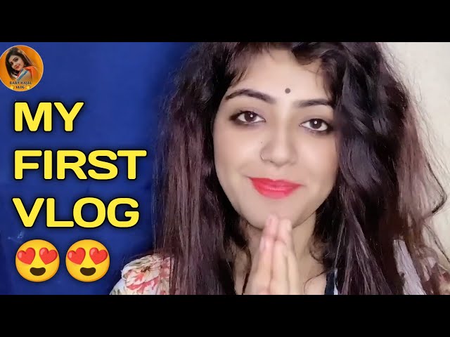 My first vlog 😍 My First Vlog On YouTube ❣️ //Baby Kajal Vlog // Baby Kajal Music