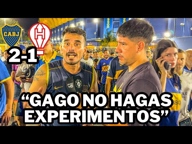 BOCA 2 -1 HURACÁN | REACCIÓN CON LOS HINCHAS