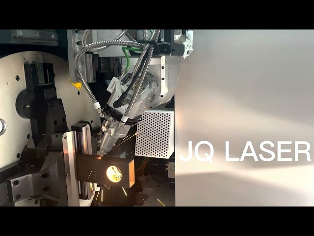 JQ 5 axis laser tube bevel cutting.