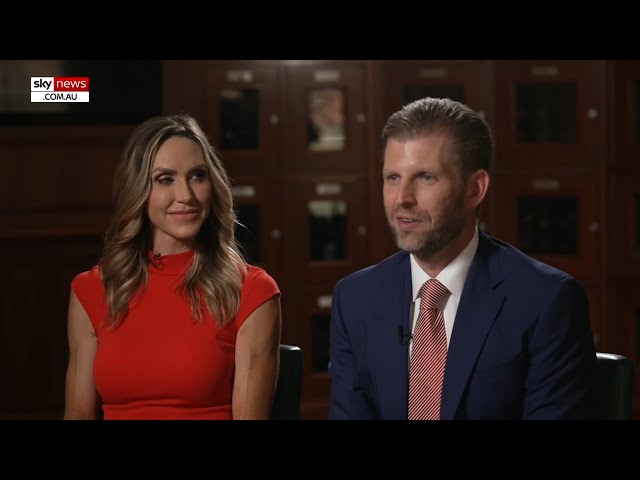 ‘Never ceases to amaze me’: Eric Trump praises wife in sit-down interview