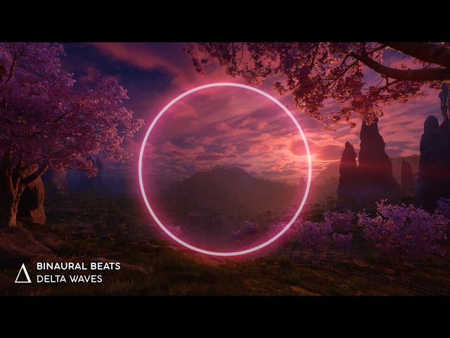 DREAM WAVES 🎧 Sleep Music [Delta 2Hz] Binaural Beats Insomnia Healing 🌸 Spring Ambience