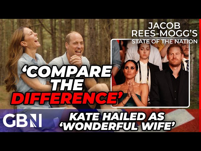 'Wonderful' Kate 'brings very best out of William' compared to Meghan's 'opposite' effect on Harry