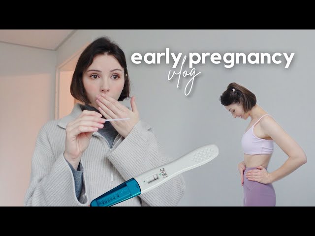 FIRST TRIMESTER VLOG 4-6 WEEKS | finding out, pre-test signs, morning sickness prep & symptoms