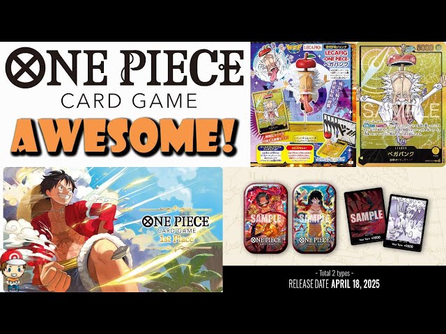 New One Piece TCG Products Revealed! Vegapunk Figure! 1st Ever Tin Set Update! (One Piece TCG News)