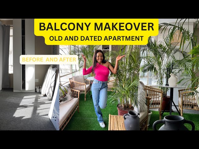 APARTMENT BALCONY MAKEOVER|RENTER-FRIENDLY/LIFE IN THE CITY|DECOR|GARDEN OASIS