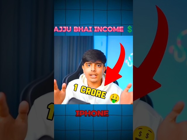 AJJU BHAI INCOME 💲 POWER #freefire #ajjubhai #power #no1gamingyoutuber #ajjubhai94