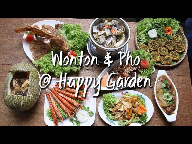 Wonton & Pho @ Happy Garden | 馄饨和越南Pho在快乐花园