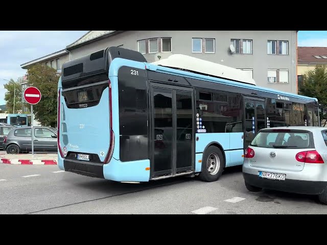 Zostrih autobusov MHD v Nitre (Transdev, jeseň 2024)