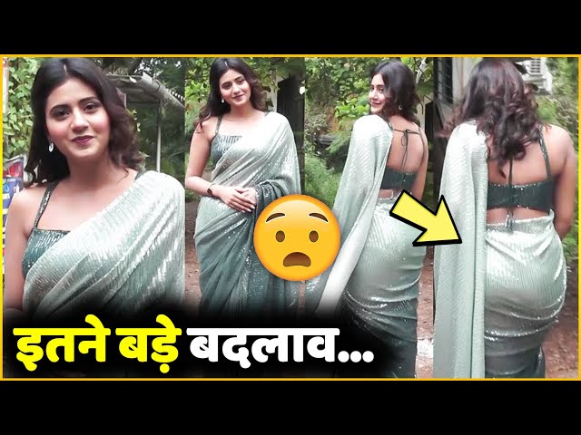 Hottie🔥 Anjali Arora Flaunnts Her Huge Figure In Her Desi Saree Look !!