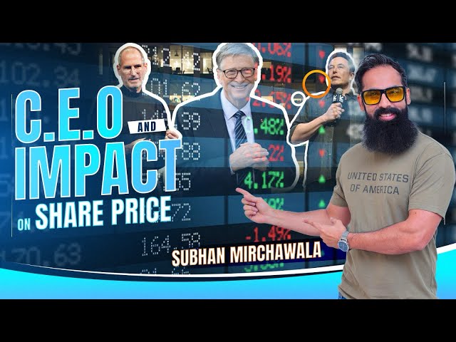 C.E.O & Impact on Share Price ..