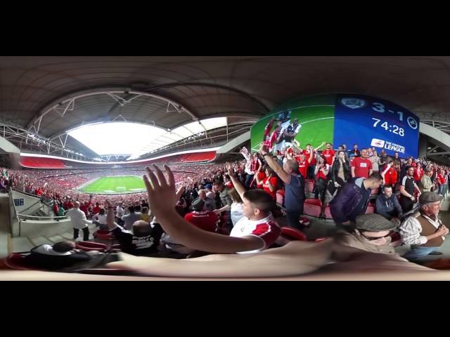 360 - Barnsley beats Millwall at Wembley 3-1  - 29th May 2016