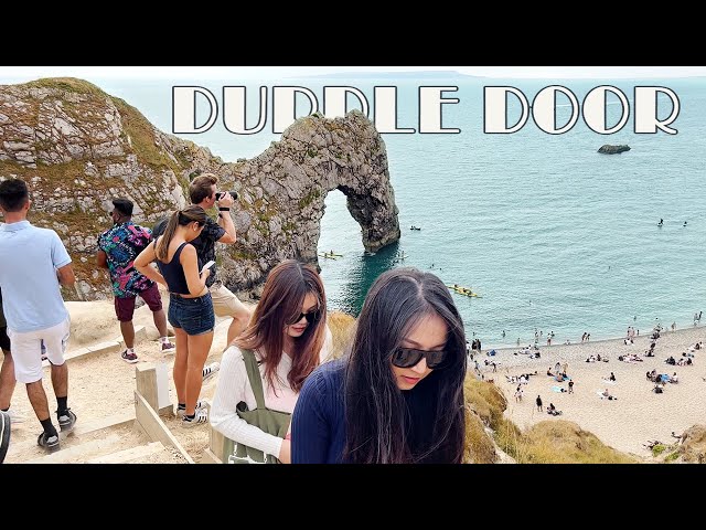 🇬🇧 England Beach Walk , Durdle Door one of best beaches in UK, Jurassic Coast Dorset, England