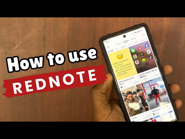 How To Sign Up & Use REDNOTE