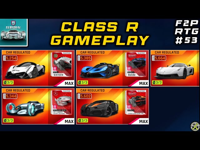 Asphalt 9 CN | Full Class R gameplay in Multiplayer | F2P RTG #53