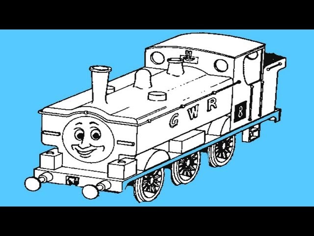 Thomas and friends - How to draw Thomas and Friends - The tank Engine