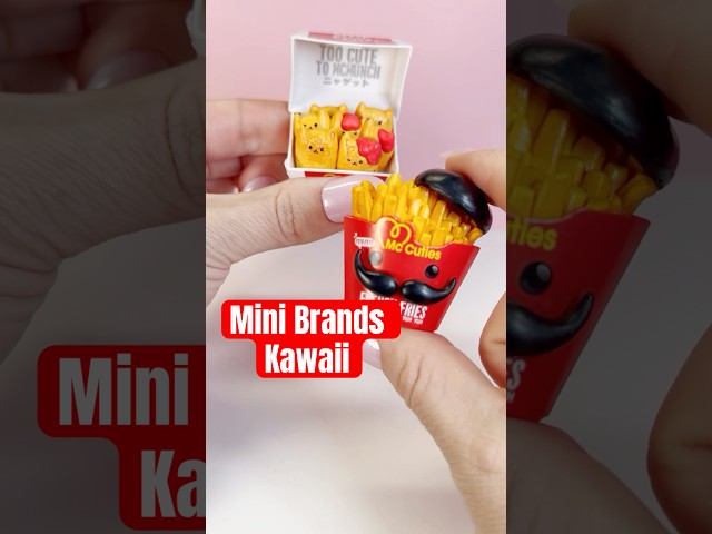 Mini Brands Kawaii! #shorts #minibrands #kawaii #mcdonalds #minis