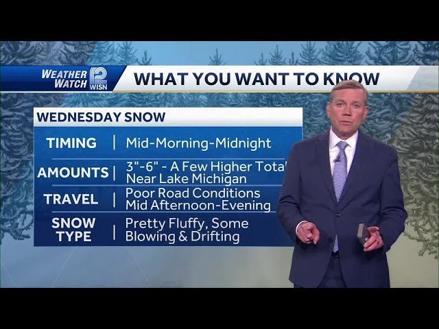 2/11 Evening forecast: Wednesday Winter Storm