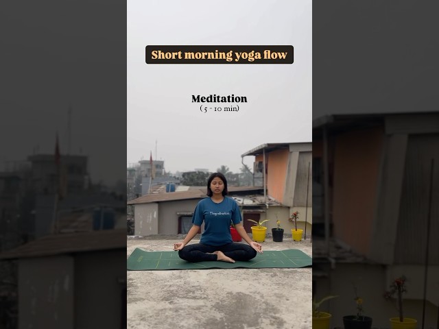 Morning yoga routine 🧘🏻‍♀️ #yoga #yogapractice #yogainspiration #shortsfeed #shorts #youtube