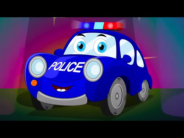 Police Car Song + More Nursery Rhymes And Cartoon Videos for Kids