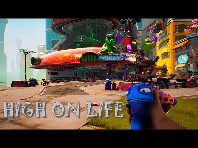 High on Life | PS5 PRO | PS Plus | Hour Zero | Первый час игры | С комментариями | HDR