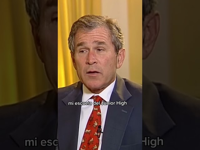 El expresidente George W Bush hablando español. #shorts #georgebush #español #spanish #bilíngue