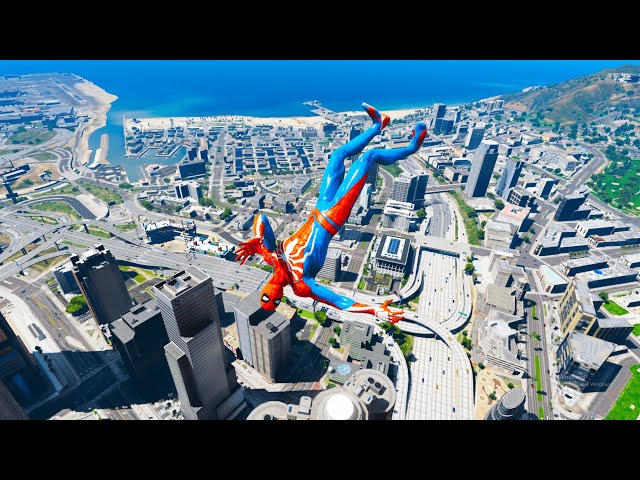 GTA 5 Epic Ragdolls/Spiderman Compilation With GTA Progressive (GTA 5, Euphoria Physics) #13