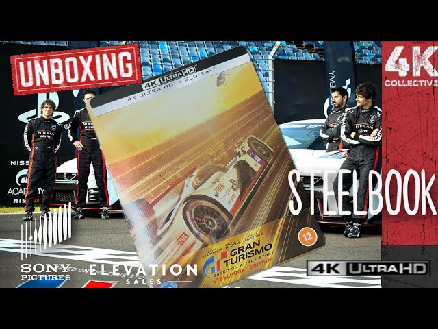 Gran Turismo 4K UltraHD Blu-ray (Gold) steelbook Unboxing