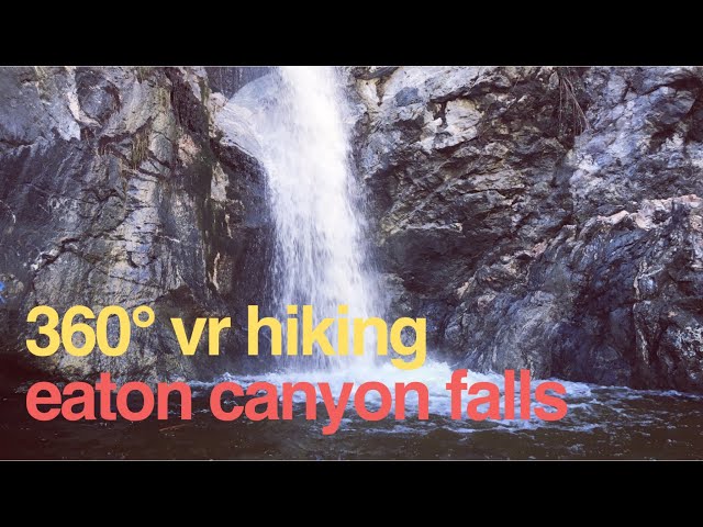 360° VR HIKING Eaton Canyon Falls - Virtual Scenery for Elliptical / Exercise Bike / Indoor Trainer