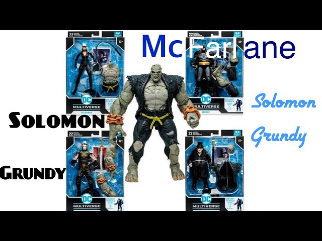 Solomon Grundy baf completion video #mcfarlanetoys #batmantoys