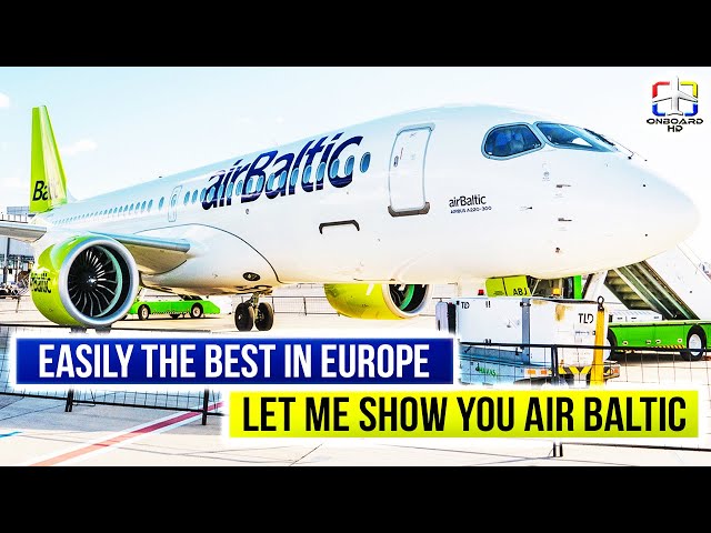 TRIP REPORT | The Best Economy Class. Period. | AIR BALTIC Airbus A220 | Vienna to Oslo (via Riga)