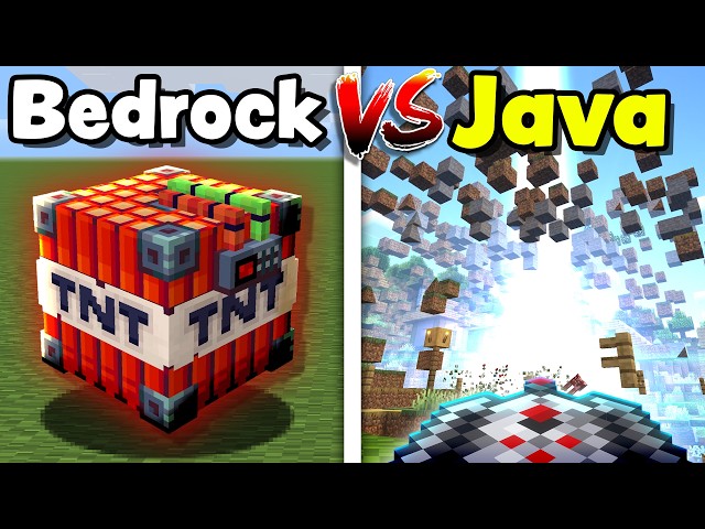 Java vs Bedrock Minecraft Mods is Actually Unfair...