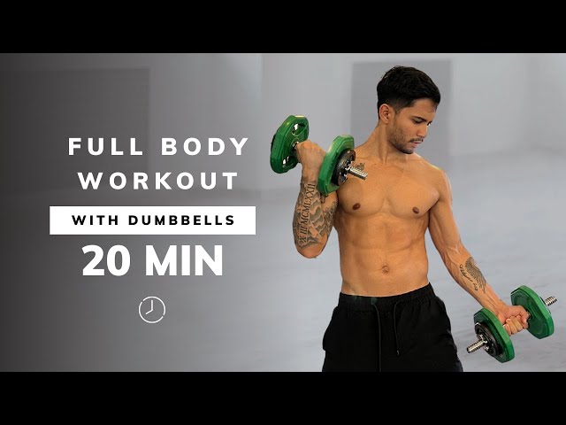 20 Min Full Body DUMBBELL Workout - STANDING ONLY | Muscle & Strength