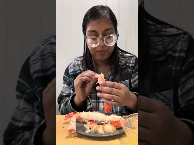 King crab legs mukbang