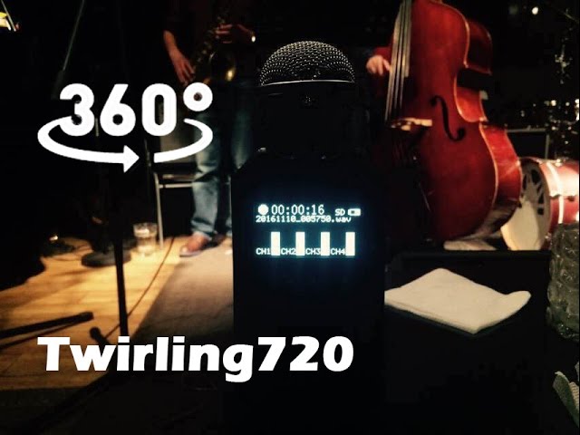 Twirling720 Jazz(in 360 Ambisonic spatial audio)