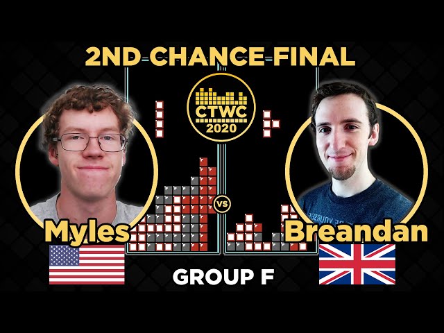 2020 CTWC BEGINS! TETRIS Group F - 2nd Chance Final (see description for format)