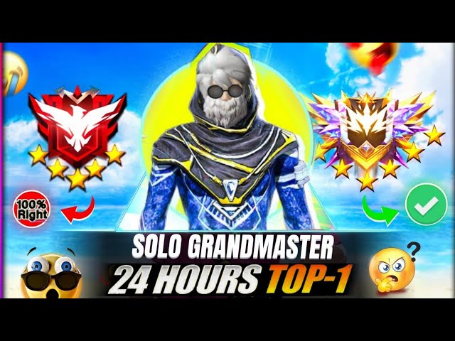 Br Rank Solo Grandmaster push Trick 🤯|| free fire Bermuda rank best hidden place | Grandmaster Now