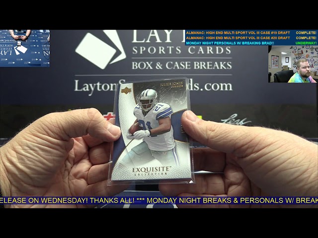 2007 UD Exquisite FB 1 Box Break for Stephen S #2