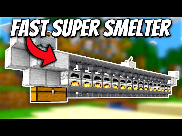 Easy Super Smelter - Minecraft 1.21+ Tutorial