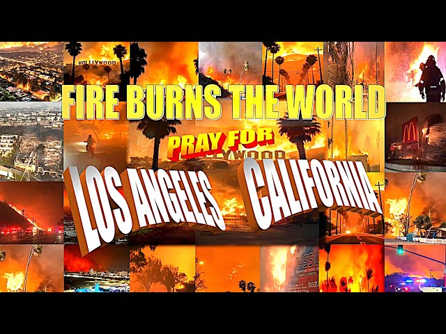 FIRE BURNS THE WORLD PRAY FOR LOS ANGELES CALIFORNIA, HUMANITARIAN SICIAL SOLIDARITY FOR THE WORLD