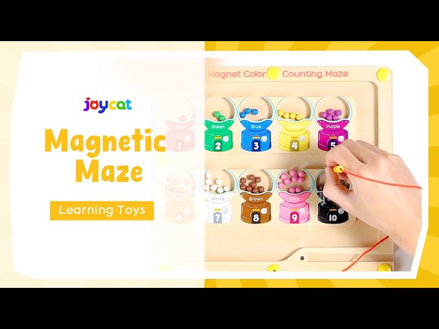 Fun and Educational Magnetic Color & Number Maze for Kids💡