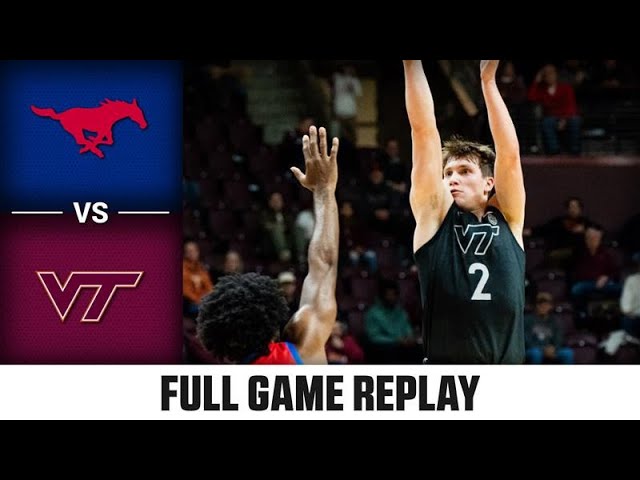 SMU vs. Virginia Tech Full Game Replay | 2024 ACC Men's Basketball