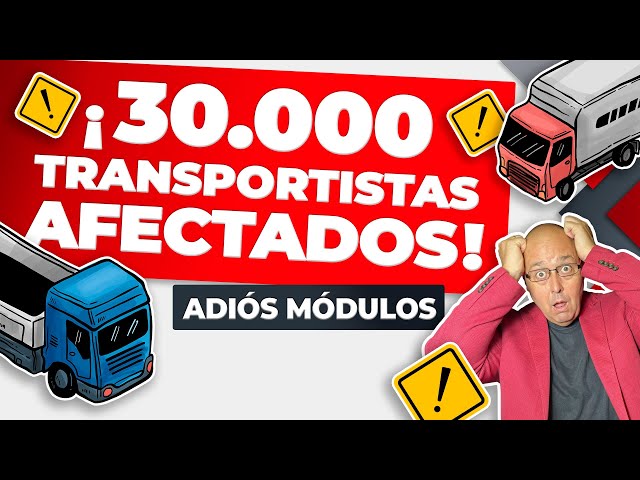 El FRACASO del decreto ÓMNIBUS obliga a 30.000 transportistas AUTÓNOMOS dejar el régimen de módulos