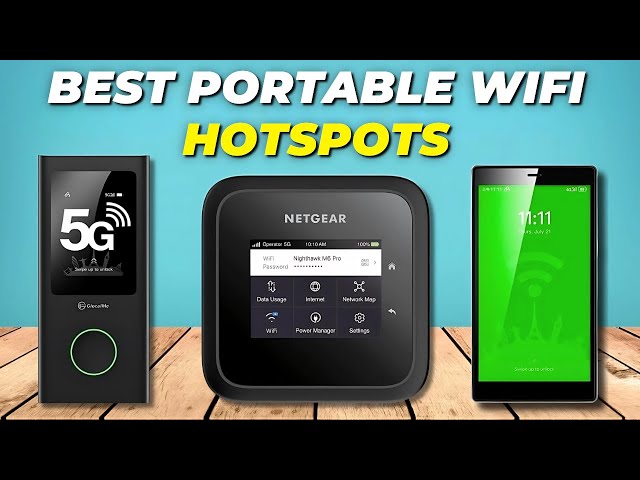 Top 5 Best Portable WiFi Hotspots 2025 | Stay Connected Anywhere!