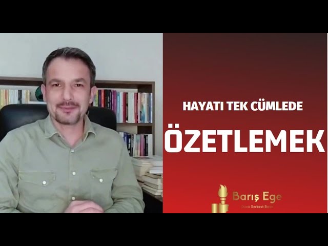 BANA ÖYLE BİR CÜMLE SÖYLEYİN Kİ!