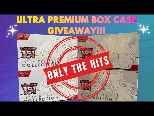 (ONLY THE HITS) Pokemon Scarlet & Violet 151 Ultra Premium Collection Case : GIVING IT ALL AWAY