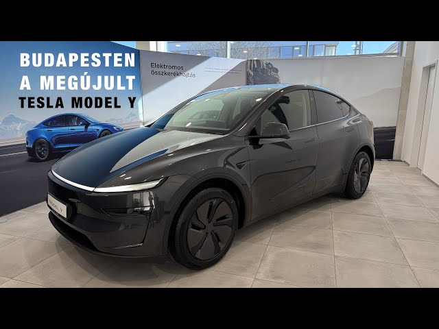 Budapesten a Tesla Model Y Juniper